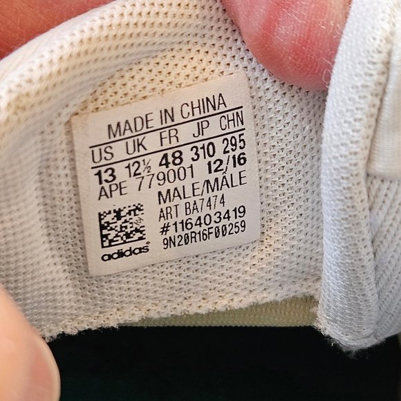 Adidas Men's Ultraboost Equipment ADV/91-16 Athletic Shoes, White/Black, Sz 13 - Picture 15 of 16